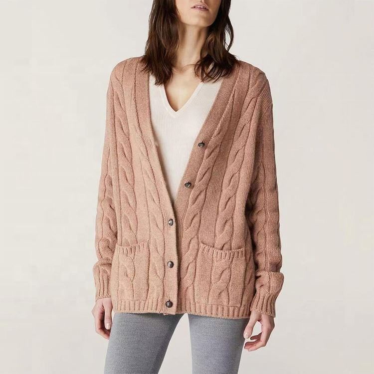 Custom women's knitwear cardigans manufacturer China